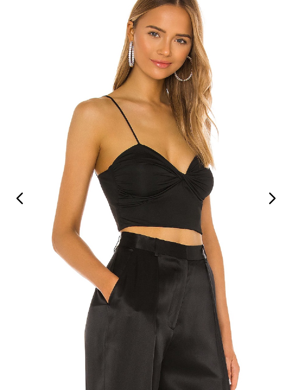 [NWT] Lovers + Friends Ida Twist Front Crop Tank